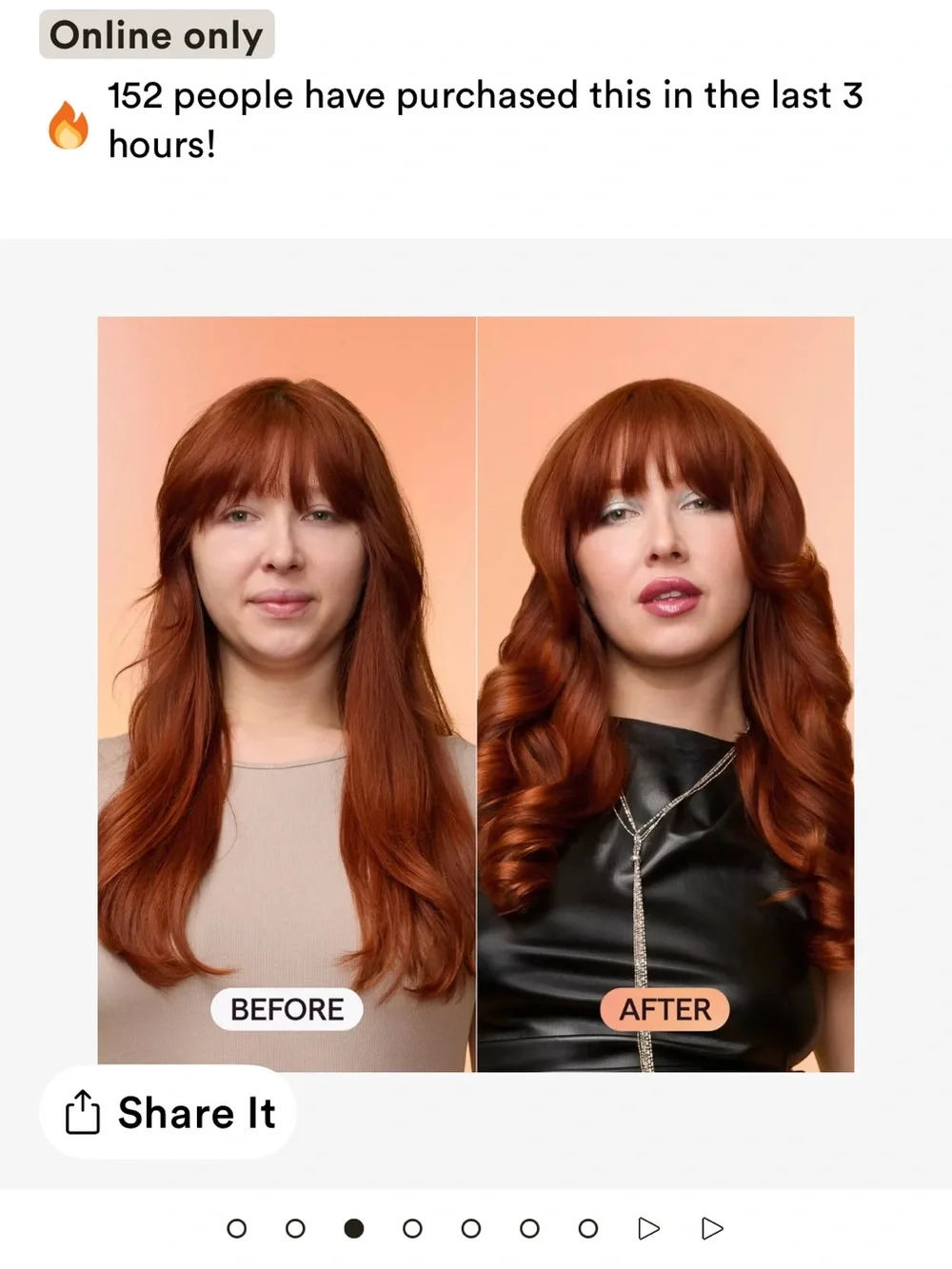 WAVYTALK Orange VIP Volume Blowout Bundle - Heat Brush Styling Set NWT